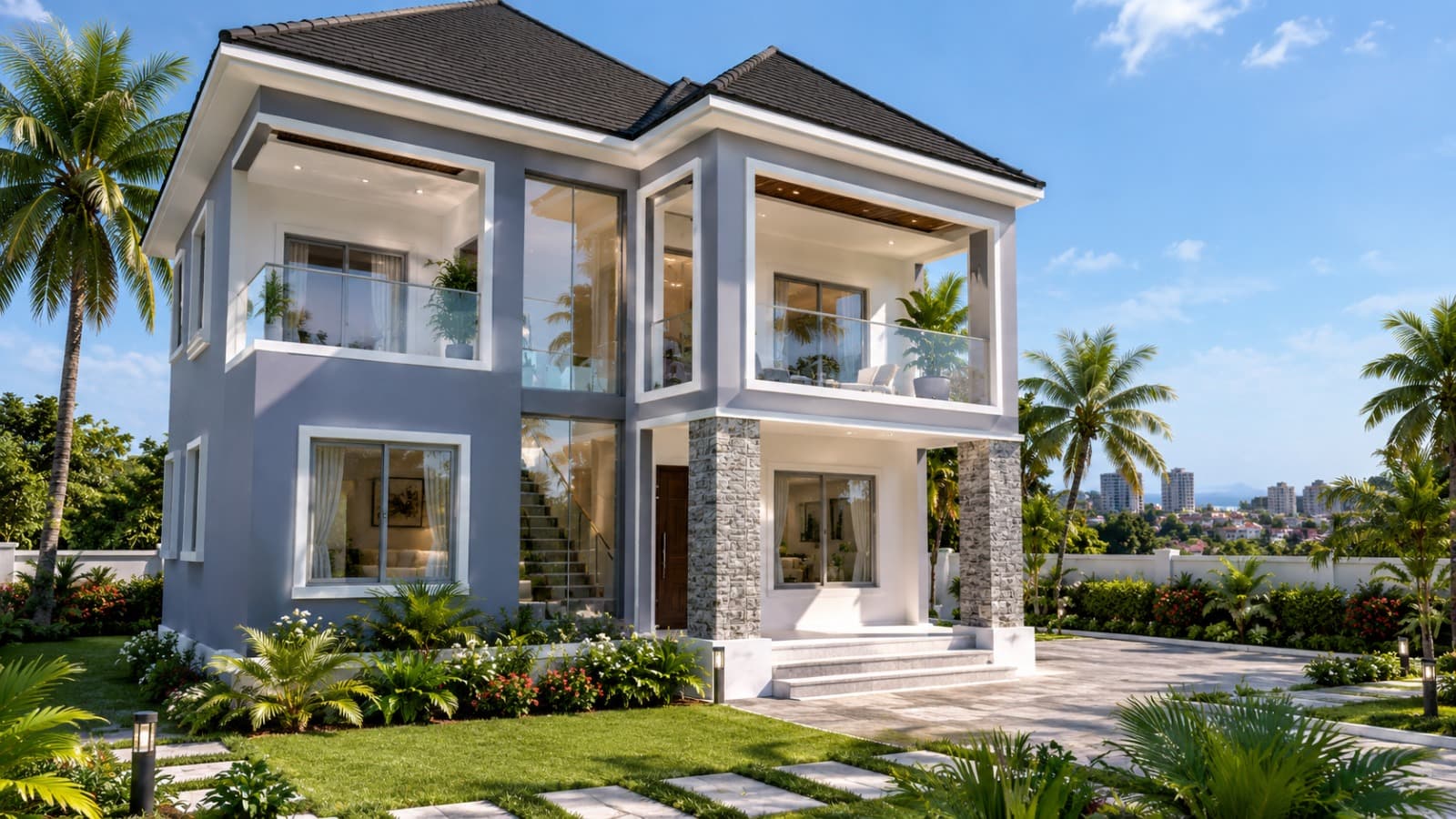Contemporary 4-Bedroom Two-Storey Villa
